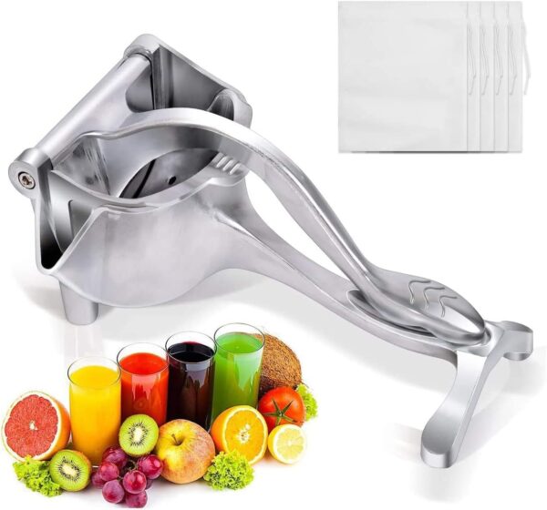 Aluminium Manual Fruit Juicer Orange Juicer Heavy Duty Hand Press Metal Lime Juicer Hand Juicer, juicer Instant, Orange Juicer, Aluminium Handle Juicer