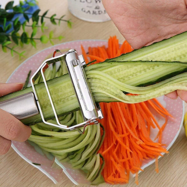 Stainless Steel Julienne Peeler Vegetable Peeler Double Planing Grater Kitchen Accessories Cooking Tools