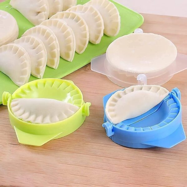 Dumpling Momos Maker Mold Dumpling Press Machine Dumpling Maker Mould Kitchen Hand Dumpling Making Tools Ravioli Mold Wrapper, Baking Pastry Manual Press /CutterMaker - Image 3