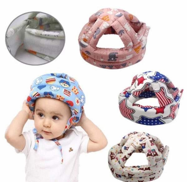 Baby head safety protection helmet cap cushion foam different head size adjustable - Image 3